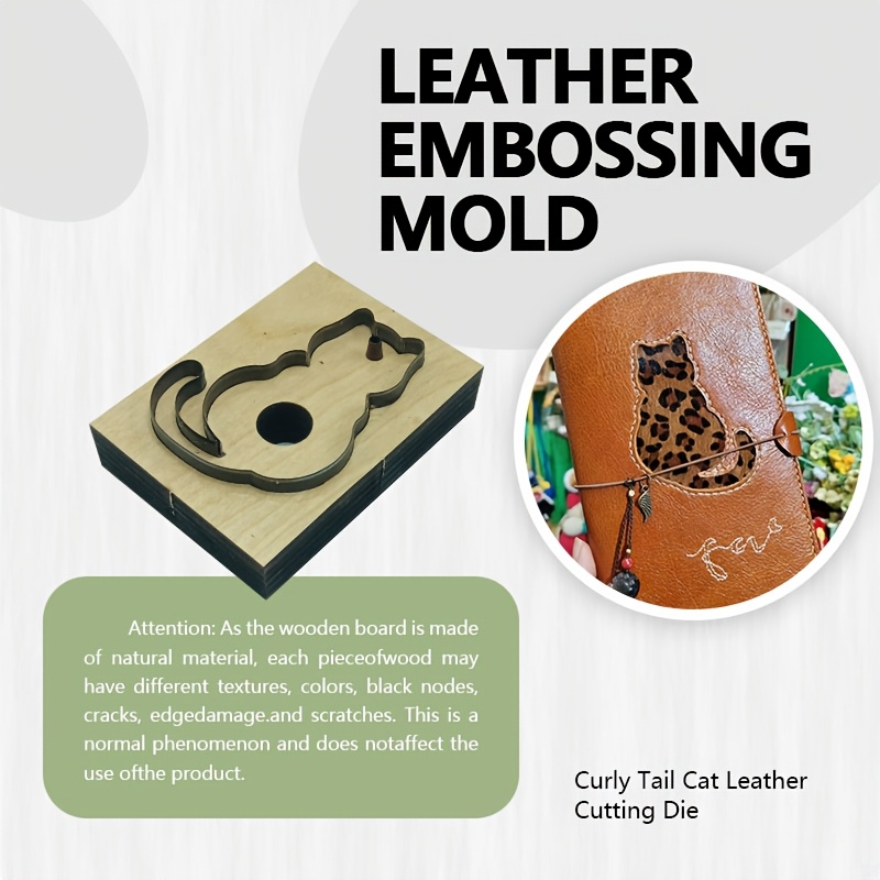 Leatherwork Projects - Alat Pemotong Kulit Motif Ekor Kucing,