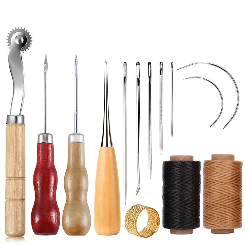 Leatherwork Needles - Kit jahit kerajinan kulit, alat jahit