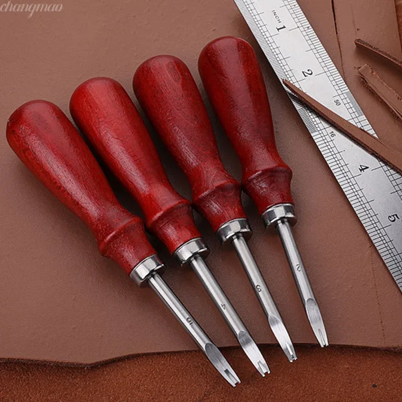 Leatherwork Edge Beveler - 1 buah Pisau Pemotong Kulit dengan
