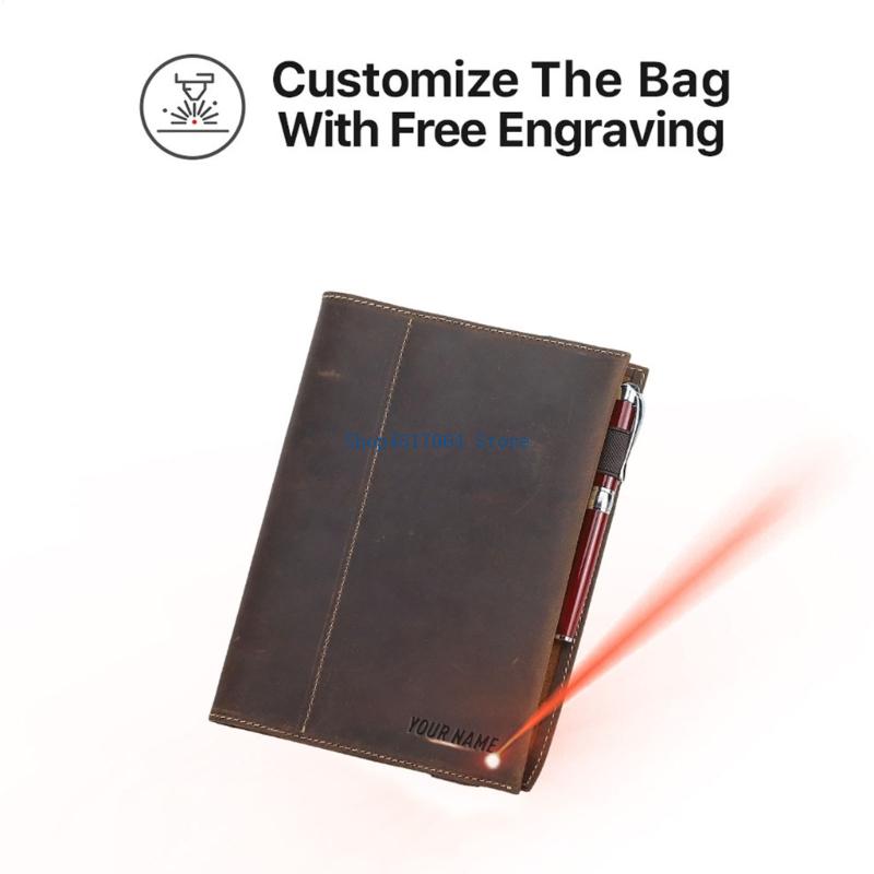 Leather Work Diary Covers - Sampul Jurnal Portabel T3LB dengan Halaman