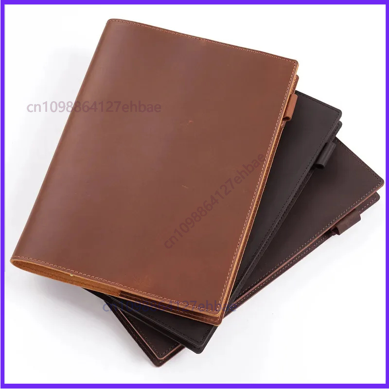 Leather Work Diary Covers - Sampul Buku Catatan Kulit Vintage B5,