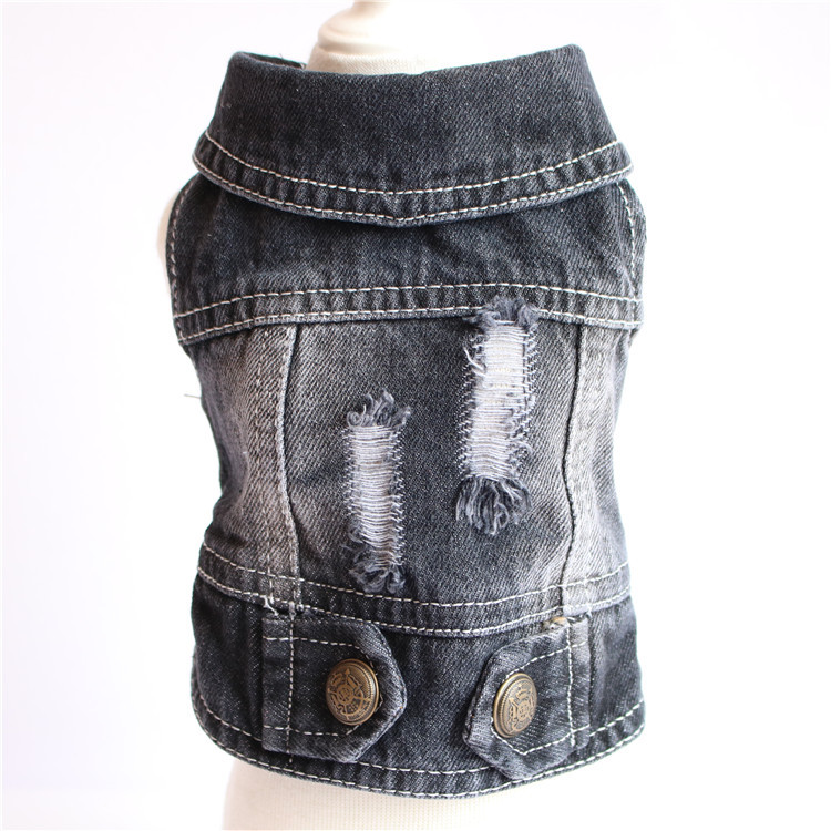 Leather Work Vest - Grosir Pakaian Hewan Peliharaan Fashion Klasik