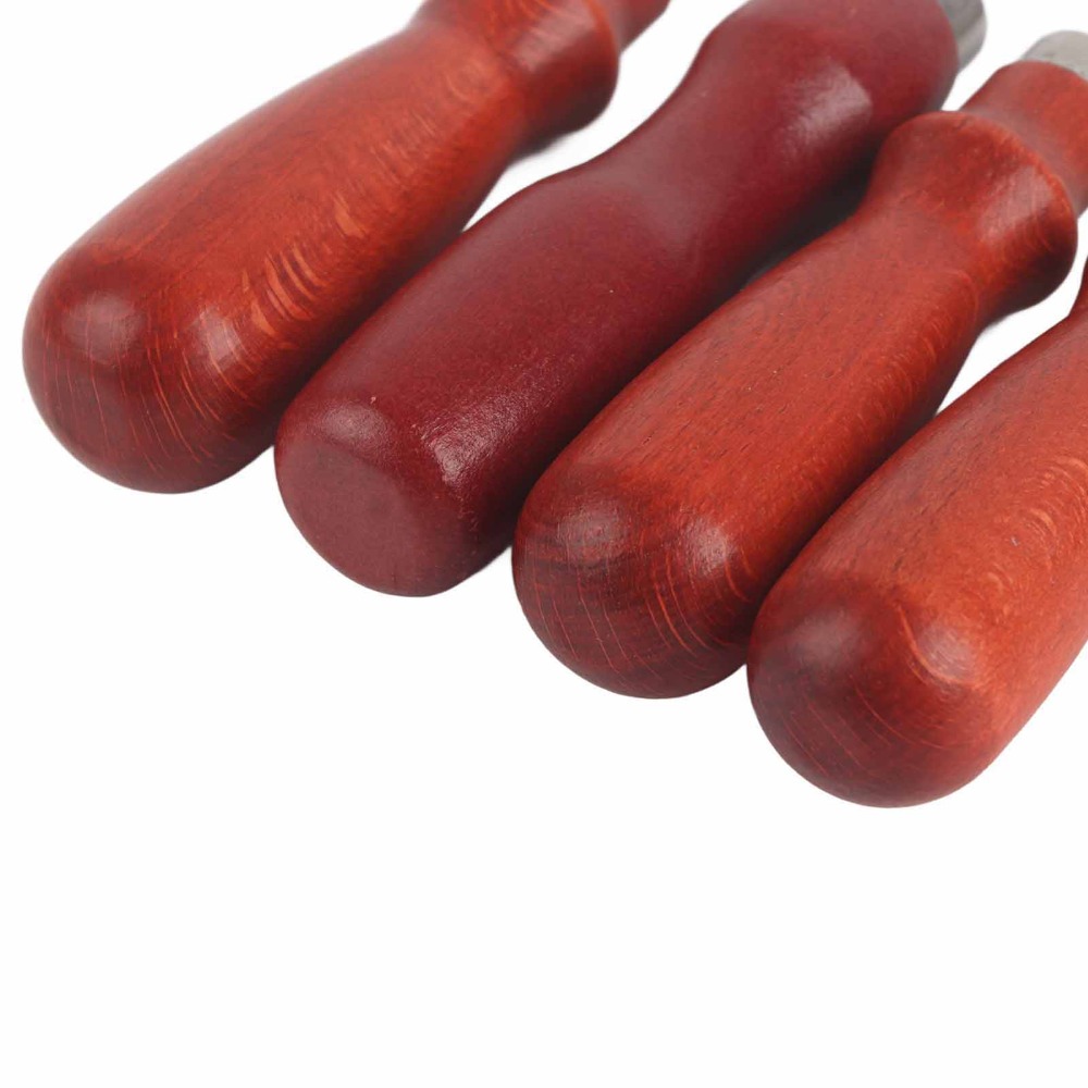 Leatherwork Edge Beveler - 4 PCS Alat Pemotong Tepi Kulit