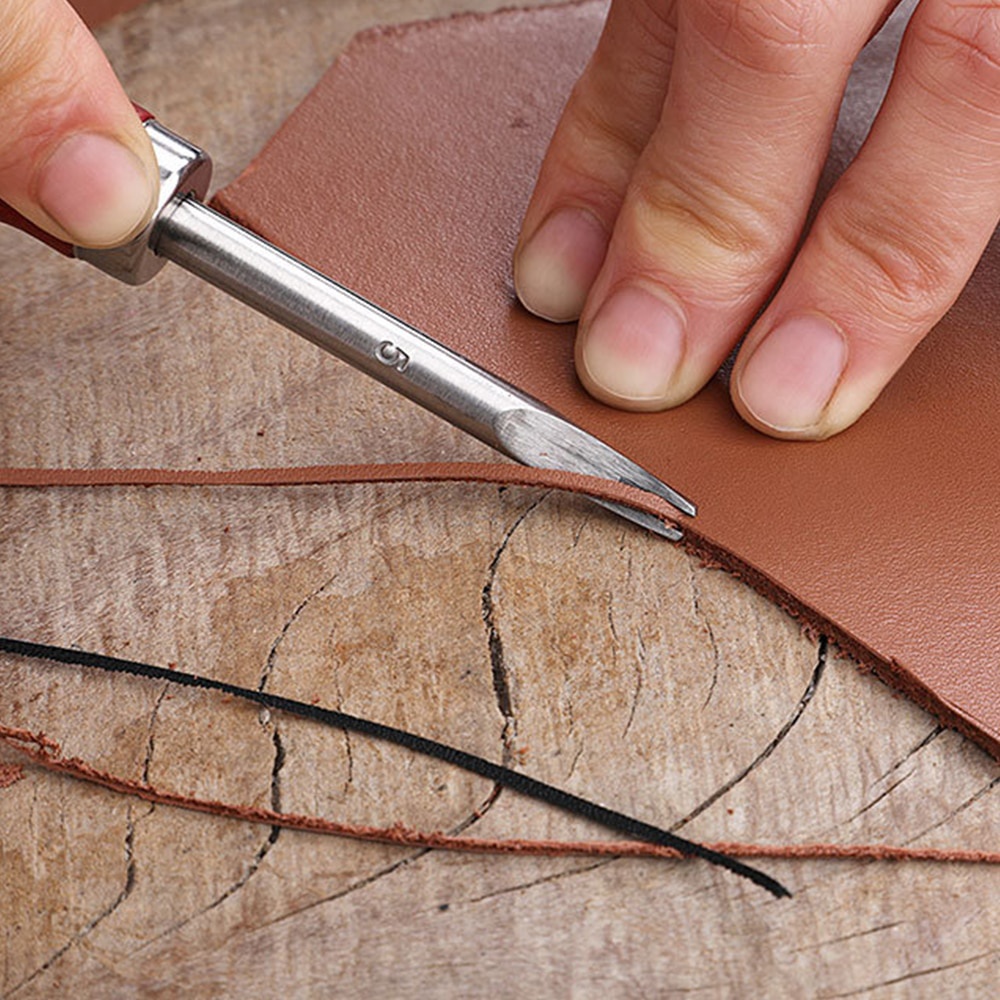 Leatherwork Edge Beveler - 1/5 buah paket kit Beveler tepi
