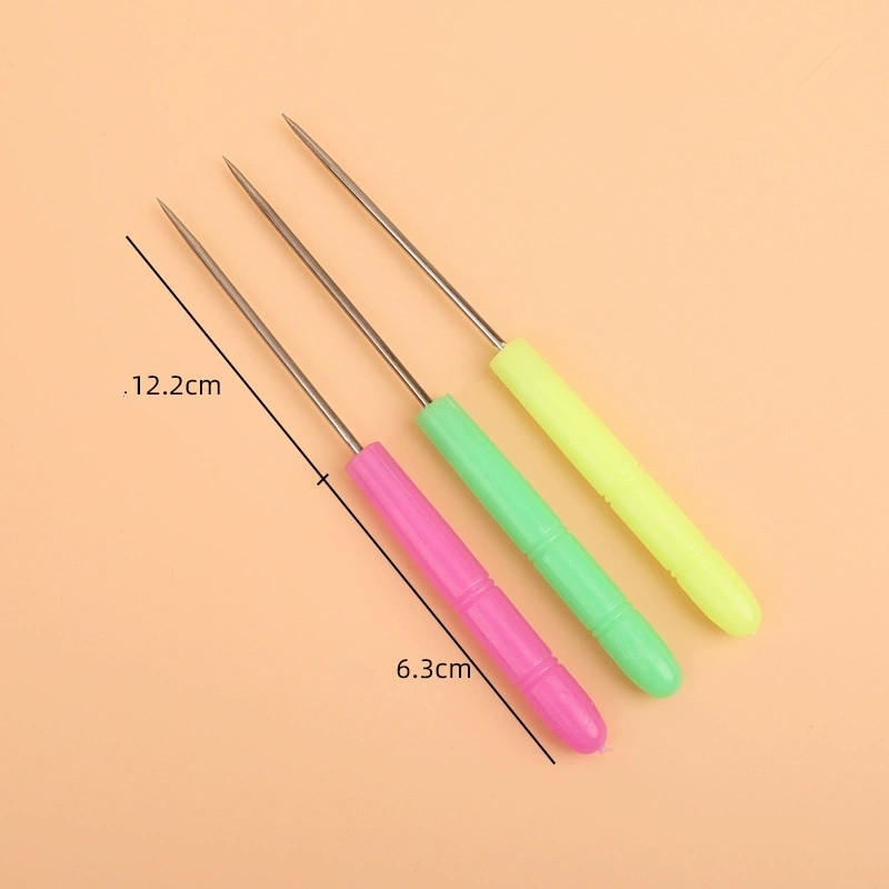 Leatherwork Needles - 10Pcs Alat Jahit Kulit dengan Gagang