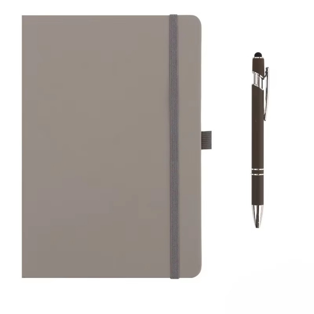 Leather Work Diary Covers - Buku Catatan Mini A6 dengan Karet