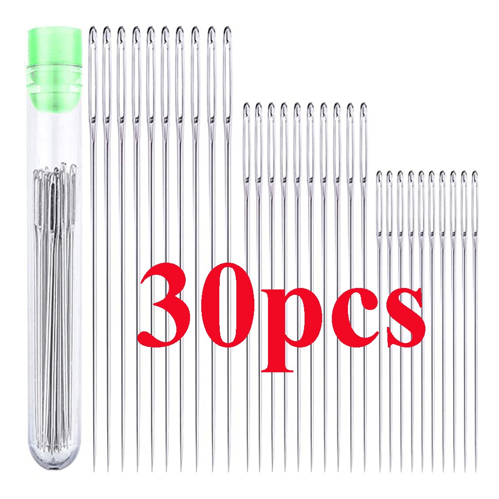 Leatherwork Needles - 30 buah 5 ukuran jarum jahit