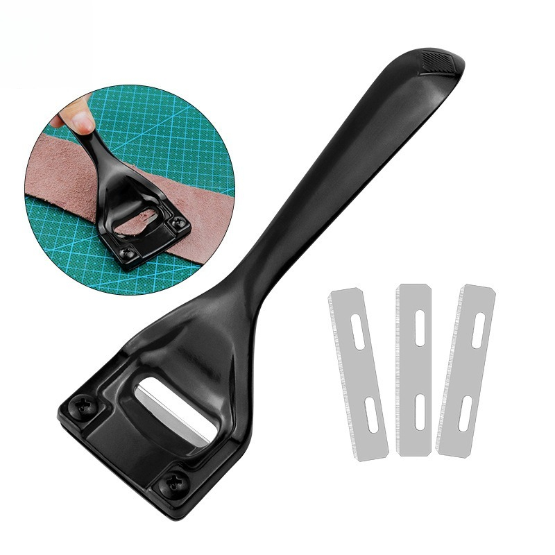 Leatherwork Edge Beveler - Alat Pemisah dan Penipis Kulit Profesional