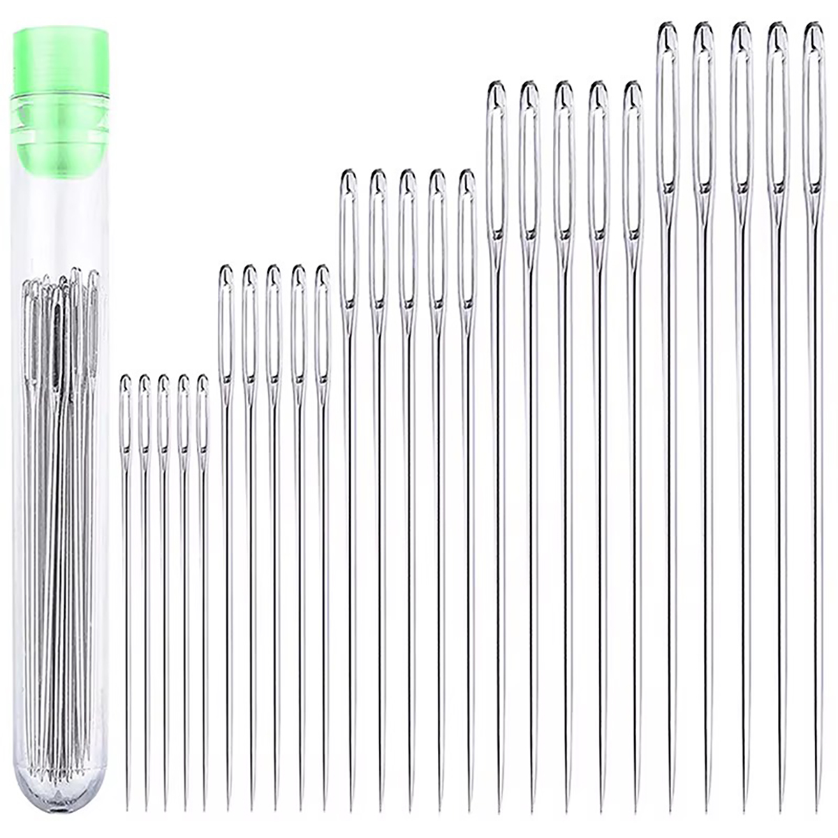 25 Buah Jarum Jahit Mata Besar - Leatherwork Needles ulasan dan harga