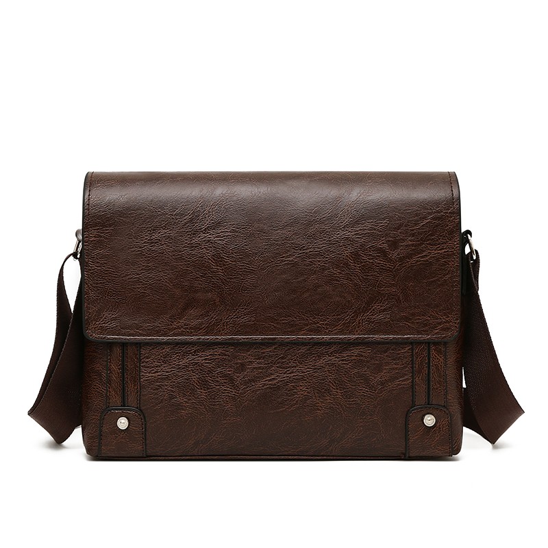 Tas Kerja Pria Kulit PU Tote B - Leather Work Laptop Bag ulasan dan harga