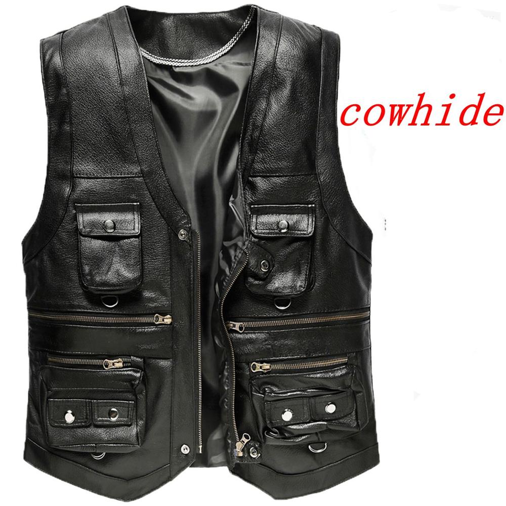 2023 rompi kulit sapi asli pri - Leather Work Vest ulasan dan harga