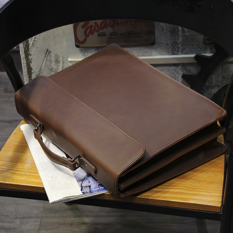 Tas tangan retro baru, tas kur - Leather Work Laptop Bag ulasan dan harga