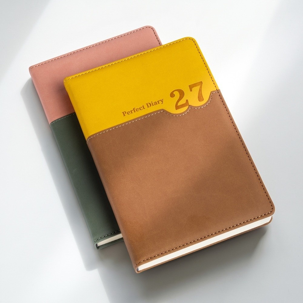 Perencana Kerja Kantor 2027 Bu - Leather Work Diary Covers ulasan dan harga