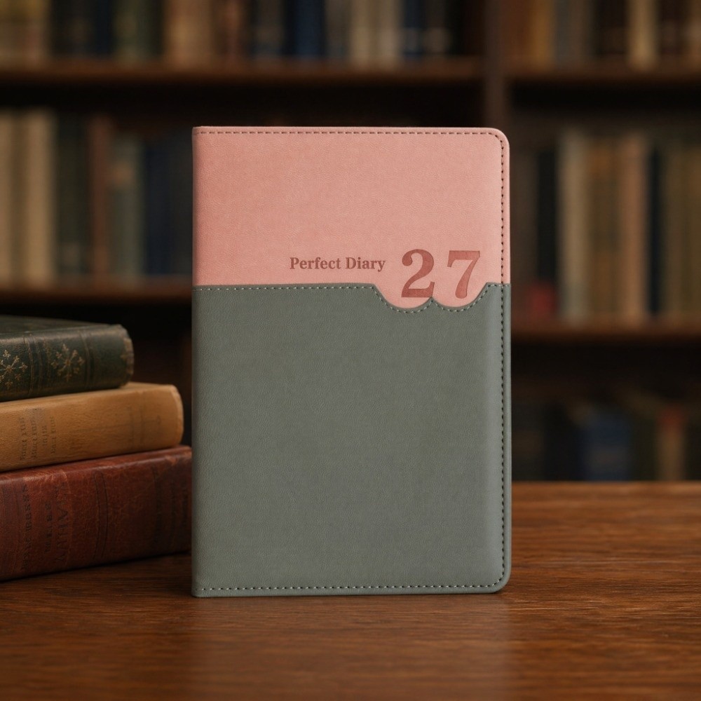Perencana Kerja Kantor 2027 Bu - Leather Work Diary Covers ulasan dan harga