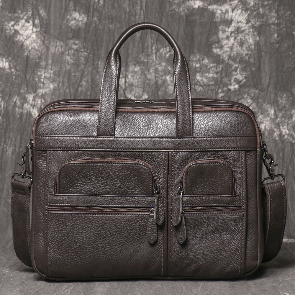 Tas Kerja Kulit Asli Pria, Tas - Leather Work Laptop Bag ulasan dan harga