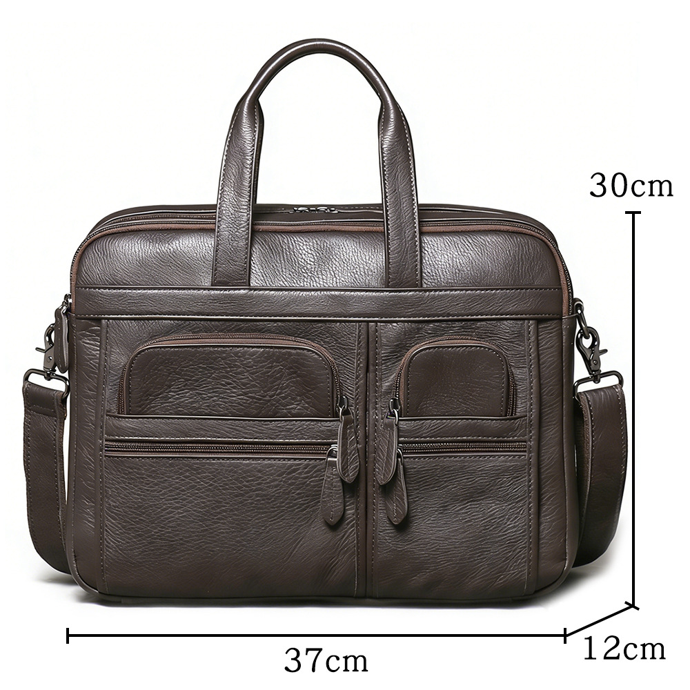 Tas Kerja Kulit Asli Pria, Tas - Leather Work Laptop Bag ulasan dan harga