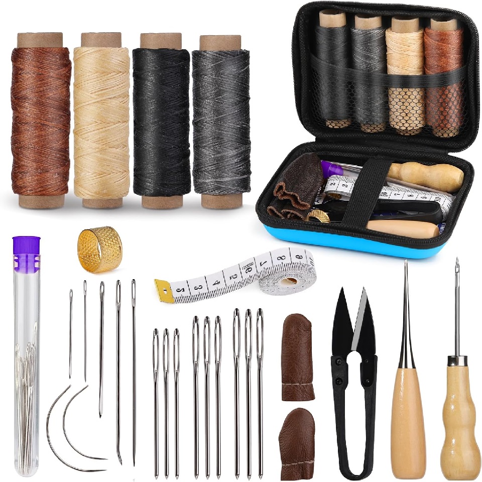 BUDDUR Kit Alat jahit kulit, d - Leatherwork Needles ulasan dan harga