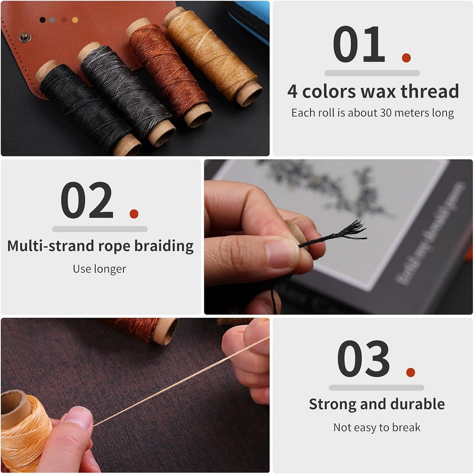 BUDDUR Kit Alat jahit kulit, d - Leatherwork Needles ulasan dan harga