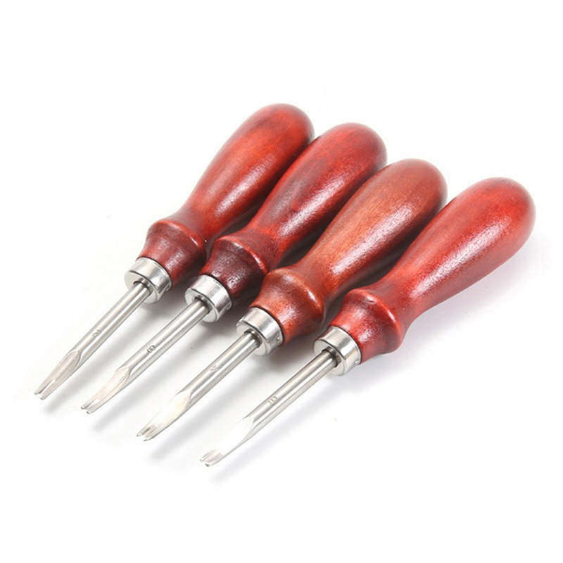 Alat DIY 0.8/1.0/1.2/1.5mm Pis - Leatherwork Edge Beveler ulasan dan harga