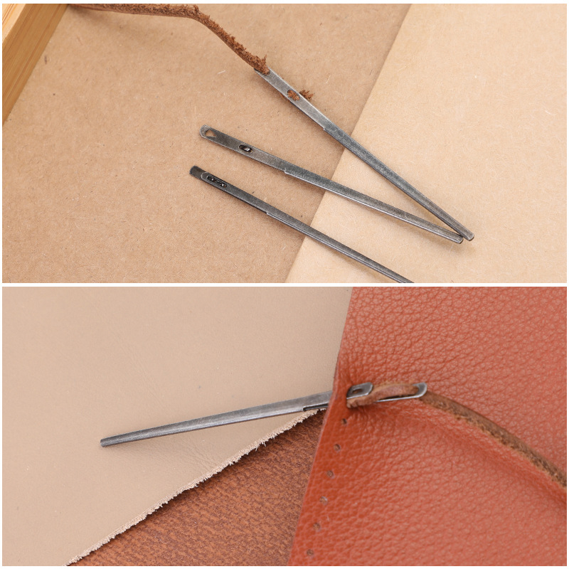 Jarum benang kulit tali kulit  - Leatherwork Needles ulasan dan harga