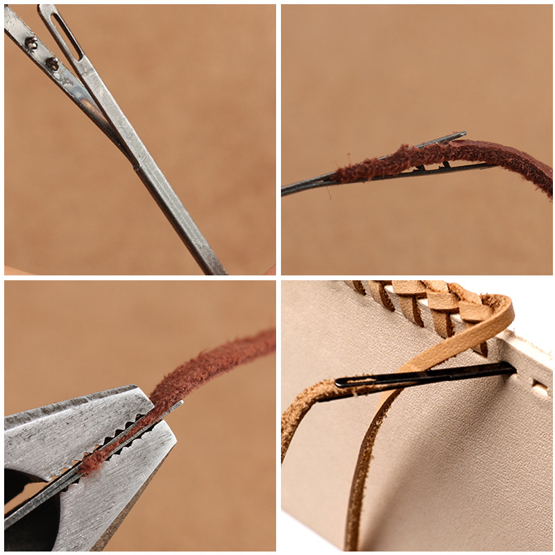 Jarum benang kulit tali kulit  - Leatherwork Needles ulasan dan harga