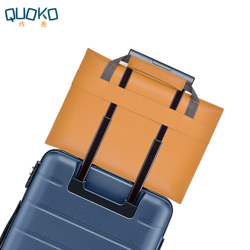 PU Kulit Wanita Tas Laptop Not - Leather Work Laptop Bag ulasan dan harga