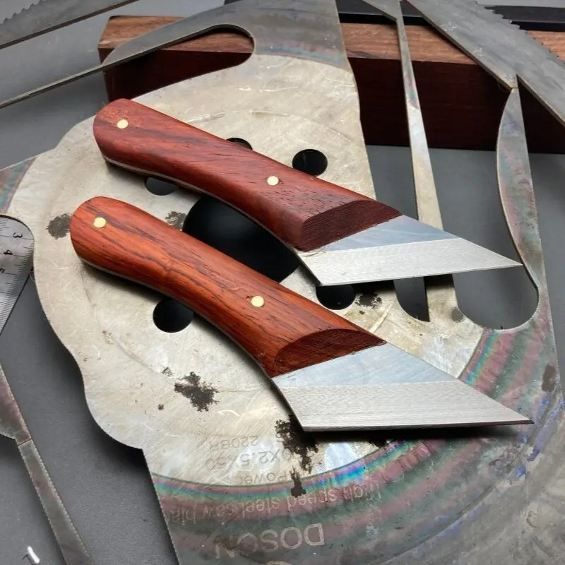 Pisau Pemotong Kulit 17CM Baja - Leatherwork Projects ulasan dan harga