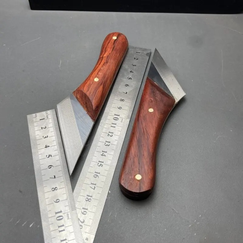 Pisau Pemotong Kulit 17CM Baja - Leatherwork Projects ulasan dan harga