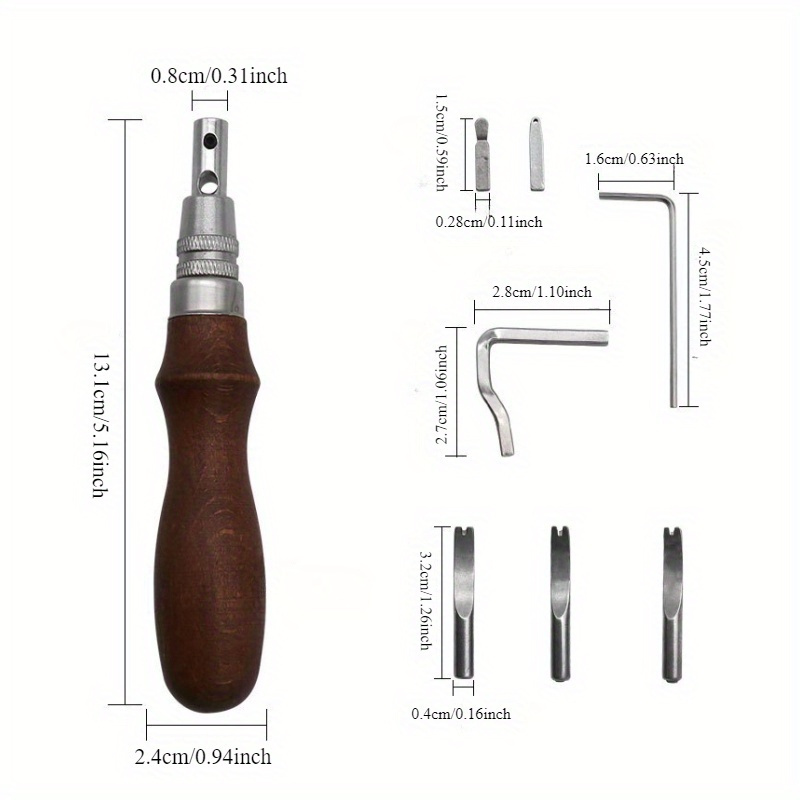 Alat Pemotong Kulit 7 in 1, Al - Leatherwork Edge Beveler ulasan dan harga