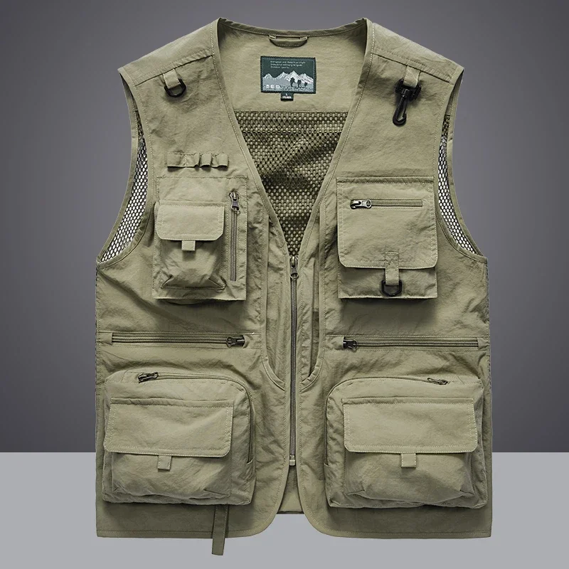 Rompi Kerja Pria Musim Panas,  - Leather Work Vest ulasan dan harga