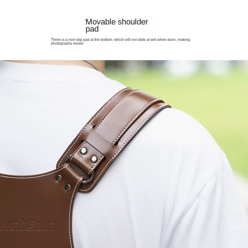 Rompi Kamera Cwatcun Fast Gunn - Leather Work Vest ulasan dan harga