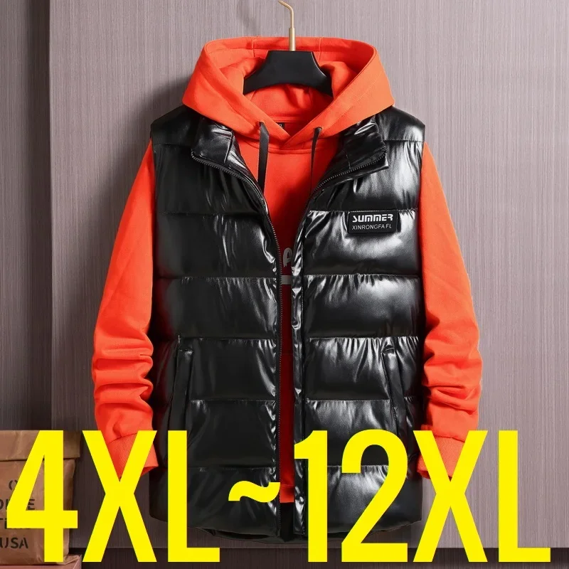 Jaket Tanpa Lengan Ukuran Plus - Leather Work Vest For Men ulasan dan harga