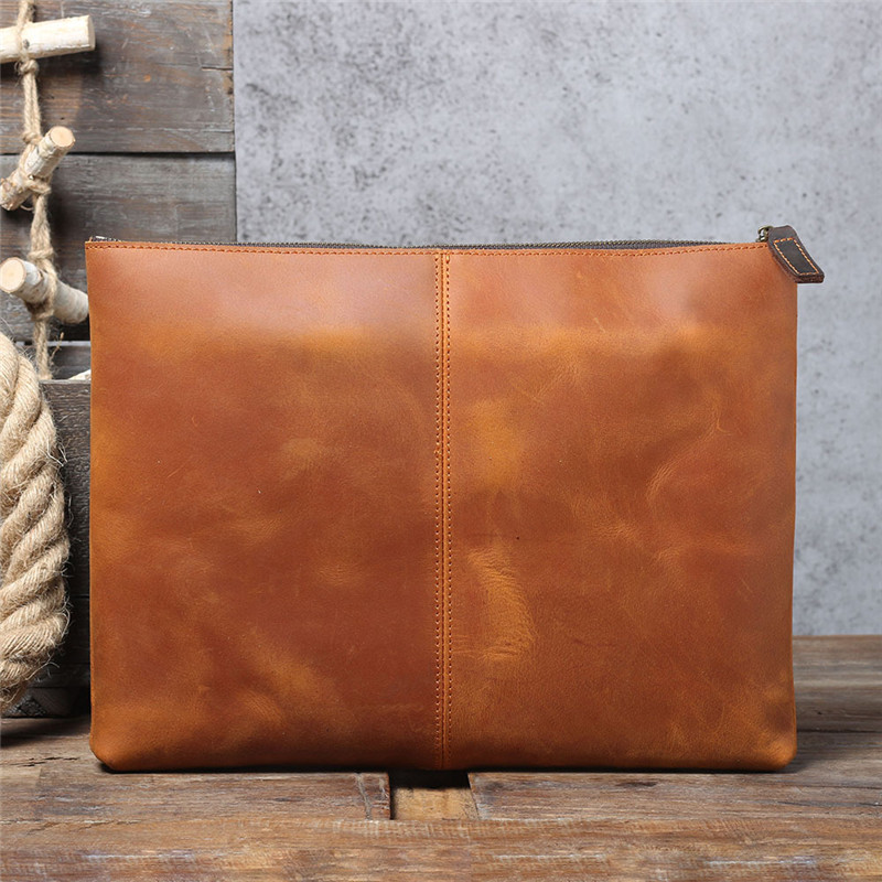 Tas clutch pria berkapasitas b - Leather Work Laptop Bag ulasan dan harga