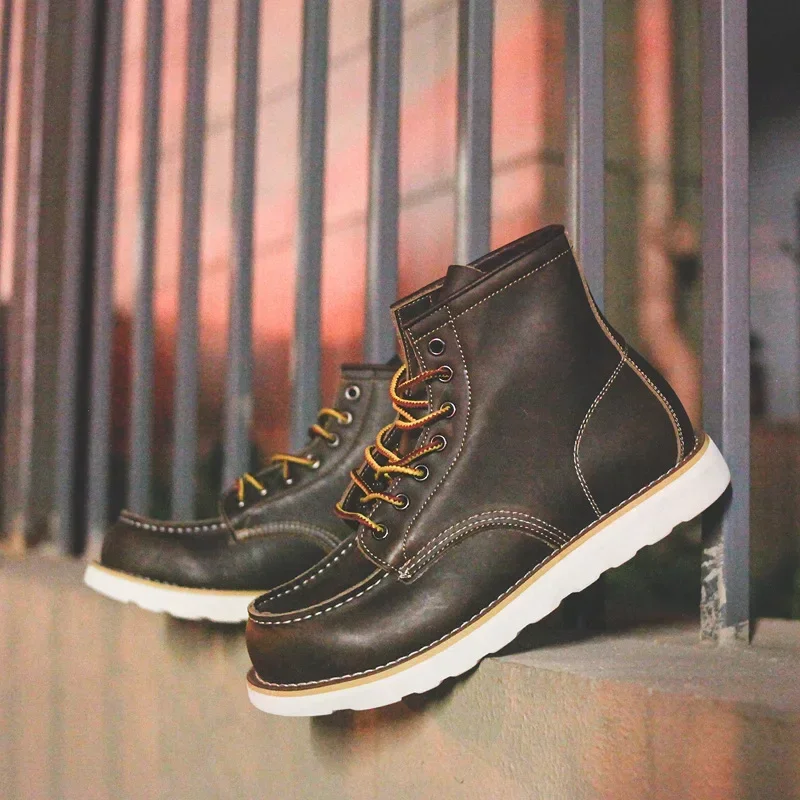 Sepatu Bot Pria Kulit Asli Sep - Leatherwork Projects ulasan dan harga