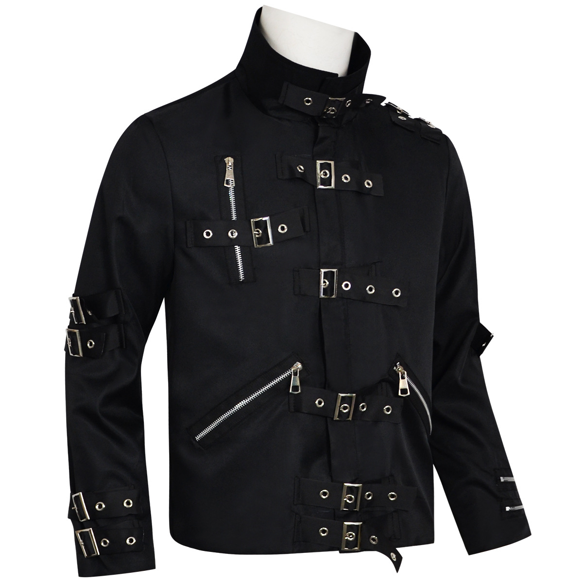 Jaket Kulit Punk Heavy Metal V - Leather Work Vest ulasan dan harga