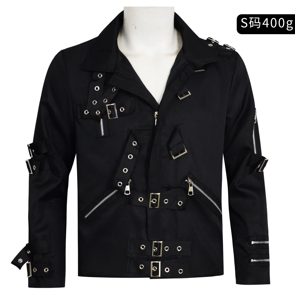 Jaket Kulit Punk Heavy Metal V - Leather Work Vest ulasan dan harga