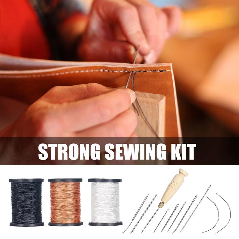 Kit jahitan kulit tugas berat, - Leatherwork Needles ulasan dan harga