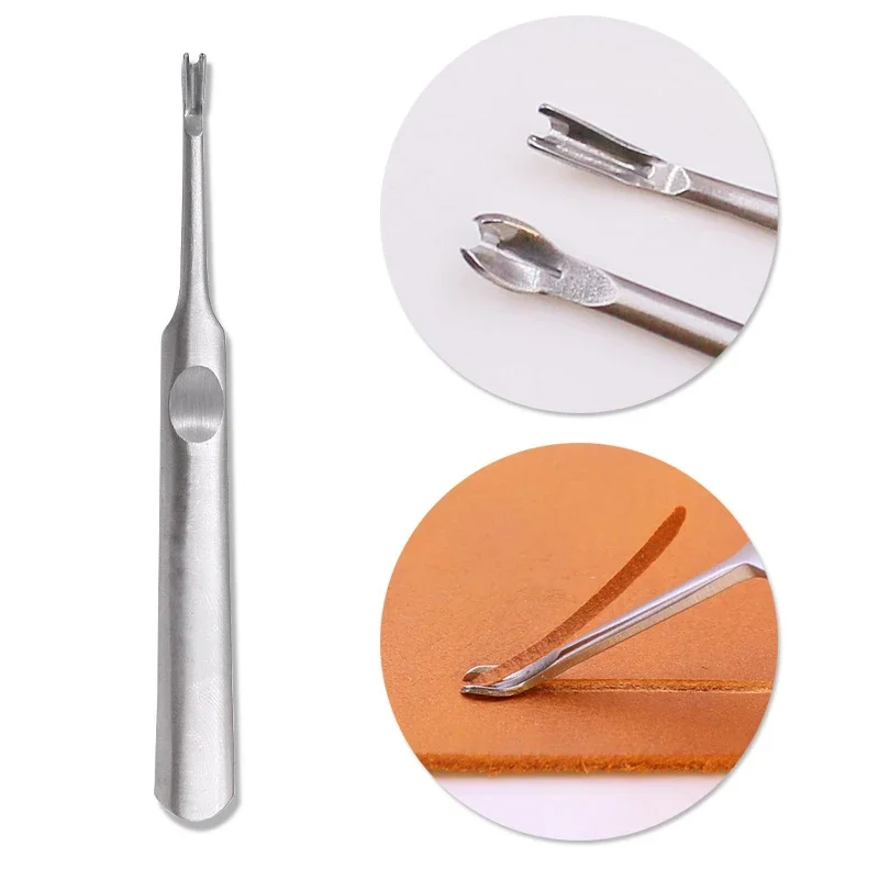 Alat Pelubang Kulit Bentuk U,  - Leatherwork Edge Beveler ulasan dan harga