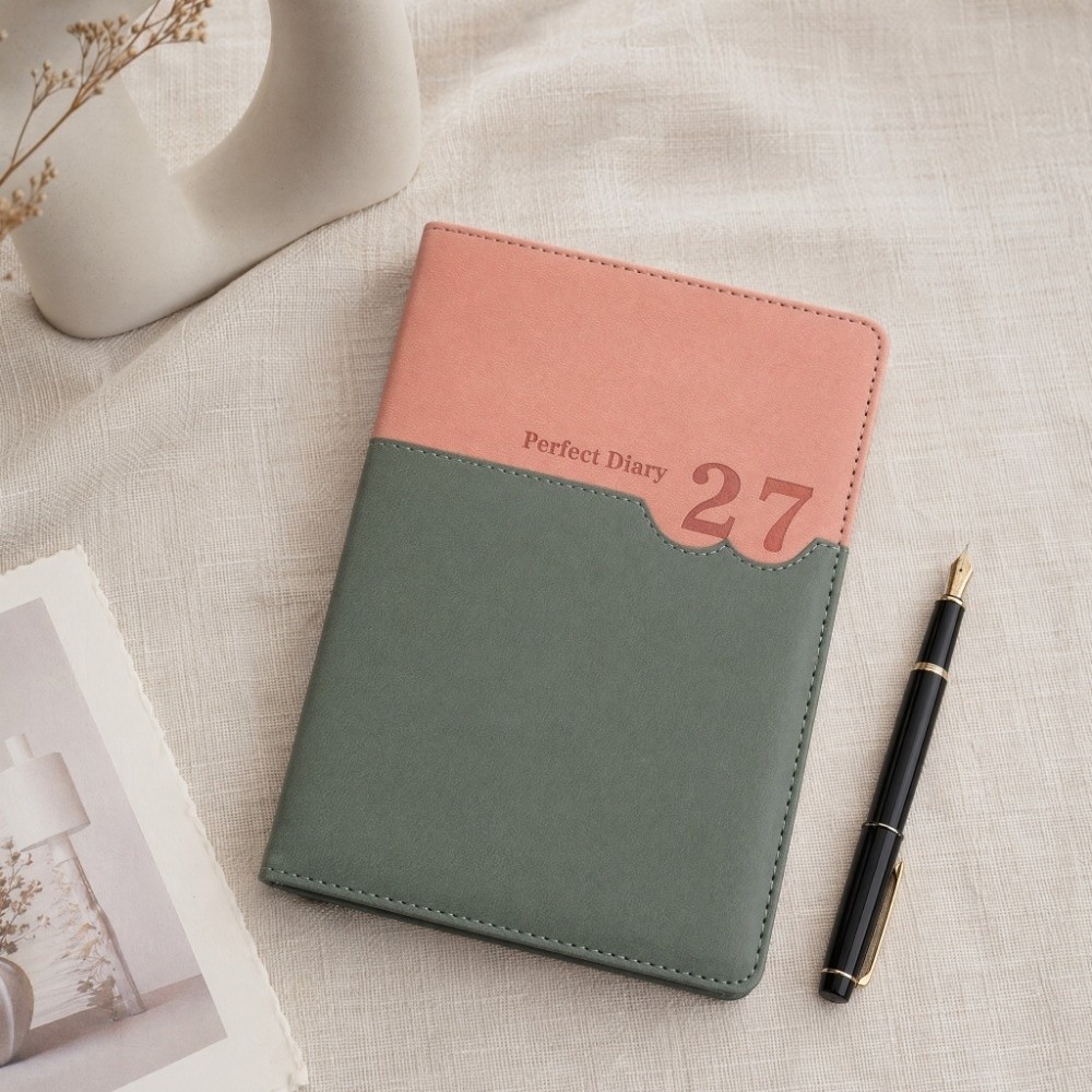 Perencana Kerja Kantor 2027 Bu - Leather Work Diary Covers ulasan dan harga