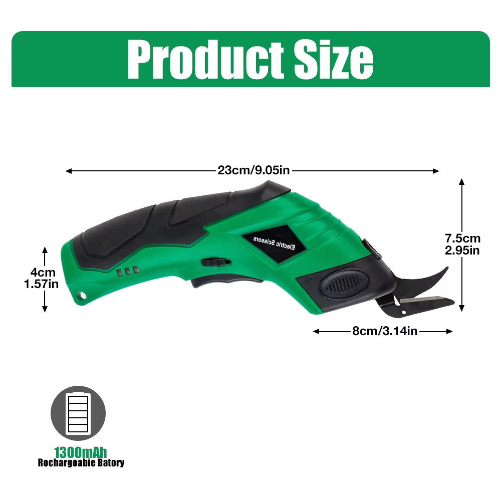 Gunting Listrik 4V, Pengisian  - Leatherwork Projects ulasan dan harga