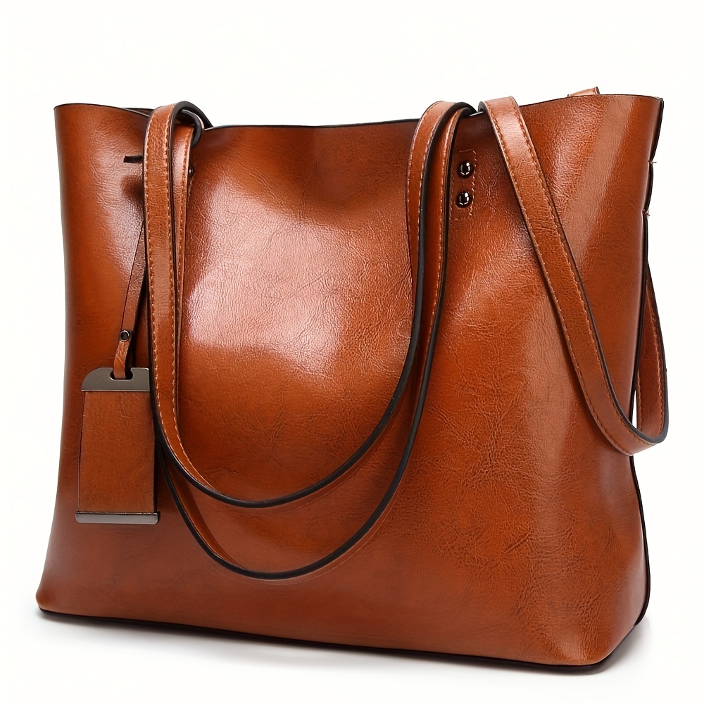 Tas jinjing wanita kulit Retro - Leather Work Laptop Bag ulasan dan harga