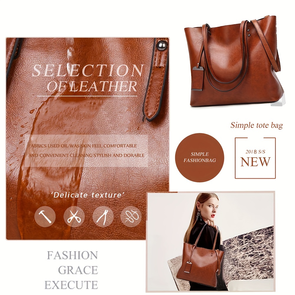 Tas jinjing wanita kulit Retro - Leather Work Laptop Bag ulasan dan harga