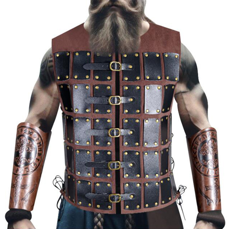 Pelindung Dada Kulit PU Ksatri - Leather Work Vest ulasan dan harga